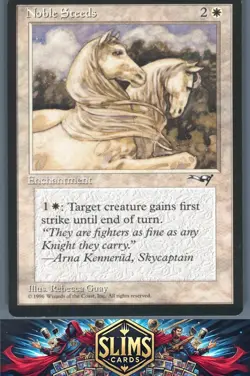 Magic the Gathering MTG Alliances Noble Steeds #141 Buy 2 Get 1 - Image 1