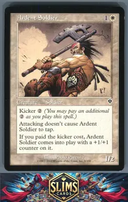 Magic the Gathering MTG Invasion Ardent Soldier #3 Buy 2 Get 1 - Image 1