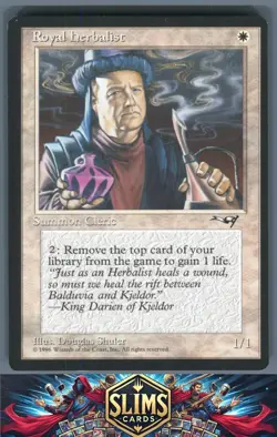 Magic the Gathering MTG Alliances Royal Herbalist (Man) #148 Buy 2 Get 1 - Image 1