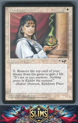 Magic the Gathering MTG Alliances Royal Herbalist #148 Buy 2 Get 1 - Image 1