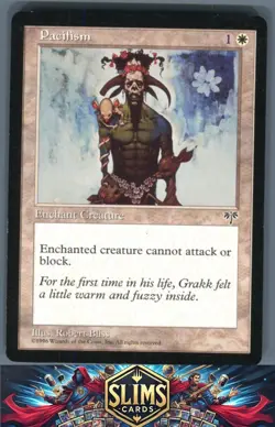 Magic the Gathering MTG Mirage Pacifism # Buy 2 Get 1 - Image 1