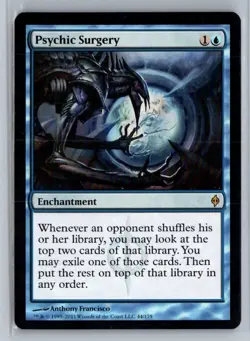 Psychic Surgery New Phyrexia Rare - MTG Magic the Gathering Card - Image 1