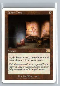 Jalum Tome Sixth Edition Rare - MTG Magic the Gathering Card - Image 1
