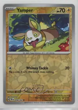 Yamper Reverse Foil Pokemon SV05: Temporal Forces #058 - Image 1