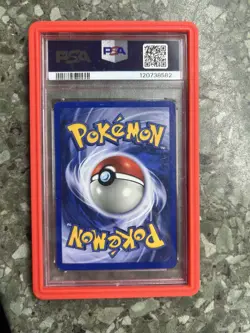 Pokemon Houndoom Neo Revelation Double Holo Error PSA 5 Swirl - Image 3