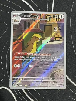 Pokemon TCG Mega Evolution - Gumshoos 153/132 Illustration Rare - Near Mint - Image 1