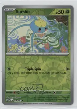 Surskit Reverse Foil Pokemon Scarlet & Violet Paradox Rift PAR #001 - Image 1