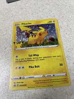 Pokemon Tcg Pikachu Promo Swsh039 Holo - Image 1