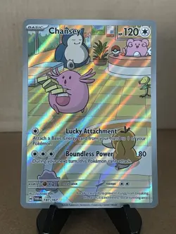 2024 Pokemon Chansey SV06: Twilight Masquerade Illustration Rare 187/167 - Image 1