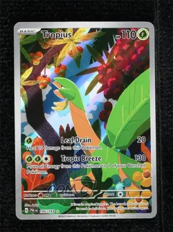 Tropius Illustration Rare Pokemon Scarlet & Violet Paldea Evolved SV02 #195 - Image 1