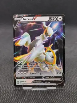 Arceus V 122/172 Brilliant Stars Ultra Rare Holo Pokemon Card * New * - Image 1