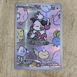 After Skool Hobby Ditto Mr Mime 55 Series 2 Holo Pokemon Fan Art Genetic Mystery - Image 1