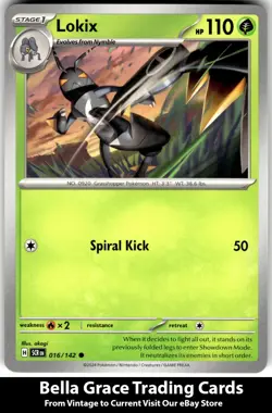 Lokix #016/142 SV07: Stellar Crown Pokemon Common - Image 1