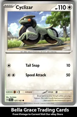 Cyclizar #127/142 SV07: Stellar Crown Pokemon Common - Image 1