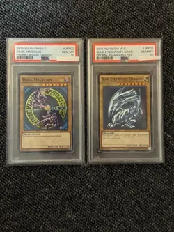 PSA 10 Blue Eyes White Dragon Dark Magician YuGiOh WCS 2015 Promo Asian English - Image 2