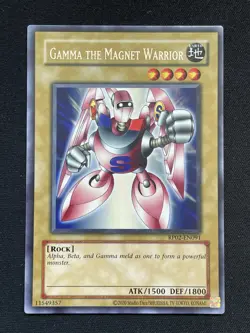 Yugioh Gamma The Magnet Warrior RP02-EN091 (Reprint) Rare NM - Image 1