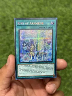 Yugioh Rite of Aramesir MP23-EN264 Prismatic Secret Rare 1st Edition NM - Image 1