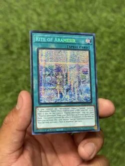 Yugioh Rite of Aramesir MP23-EN264 Prismatic Secret Rare 1st Edition NM - Image 2