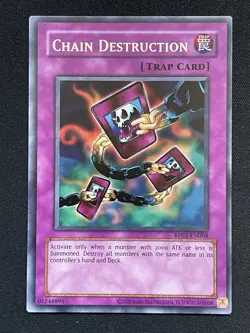 Yugioh Chain Destruction RP02-EN004 (Reprint) Rare NM - Image 1