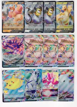 112x ENGLISH Modern Pokemon Card Lot Pack Fresh V VStar VMax ex Holos Shiny - Image 3