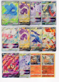 112x ENGLISH Modern Pokemon Card Lot Pack Fresh V VStar VMax ex Holos Shiny - Image 4