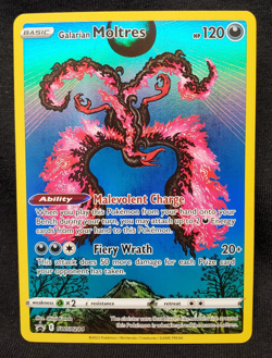 Galarian Moltres SWSH284 Promo SWSH: Sword & Shield Promo Cards Holo Full Art NM - Image 1