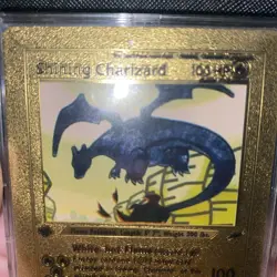 1995-2000 Shining Charizard Foil Gold Card 1st Edition - Image 2