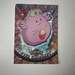 Topps Chansey #113 Non-Holo Pokemon Card Series 2 Blue Logo TV Animation Edition - Image 1