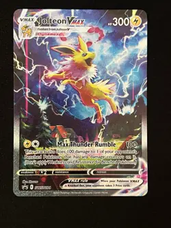 Pokemon Jolteon VMAX SWSH184 Sword & Shield Promo Card Holo NM Condition - Image 1