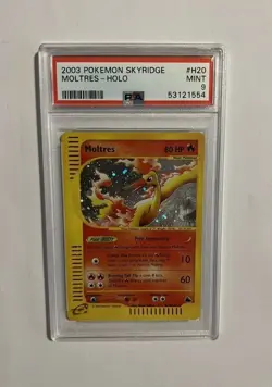Pokemon Card - Skyridge Moltres H20/H32 Psa 9 - Image 1