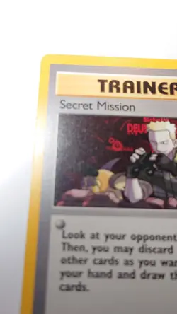 Pokemon TCG Secret Mission 118/132 Gym Heroes Uncommon card Unlimited LP - Image 2