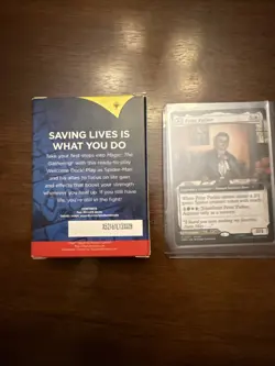 NYCC 2025 exclusive MTG Peter Parker Amazing Spider-man PROMO Magic Gathering - Image 2