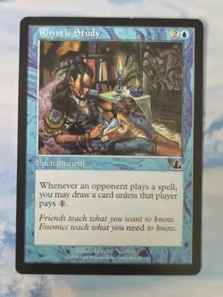 Rhystic Study - LP to NM - Prophecy - Regular - Image 1