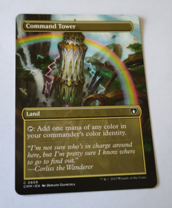 MtG Command Tower (CMM-0659) Common Full Art English MINT - Image 1