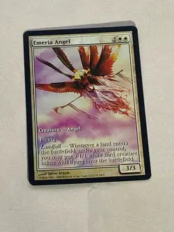MTG FOIL Emeria Angel Game Day Promo Magic the Gathering - Image 1