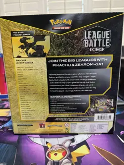 Pokemon TCG GX League Battle Deck Pikachu Zekrom GX Factory Sealed New - Image 4