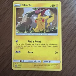 2019 Pokemon Pikachu SM234 Sun & Moon Black Star Promo - LP + - Image 1