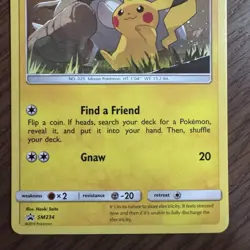 2019 Pokemon Pikachu SM234 Sun & Moon Black Star Promo - LP + - Image 3