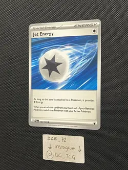 Pokemon Paldea Evolved - Jet Energy - 190/193 - Non Holo Uncommon - M/NM - Image 4