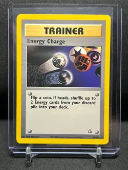 Energy Charge Trainer 85/111 Rare Pokemon 2000 Neo Genesis LP - Image 1
