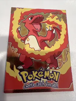 1999 Topps Pokemon The Movie Charmeleon #05 E5 of 12 black label - Image 1