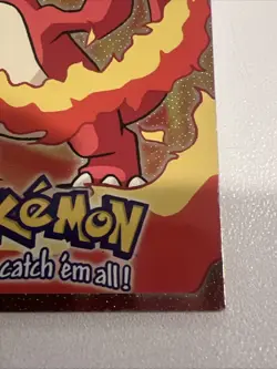 1999 Topps Pokemon The Movie Charmeleon #05 E5 of 12 black label - Image 4