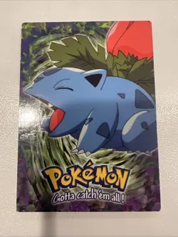 Pokemon 1999 Topps Ivysaur E2 of 12 Stage 2 Light Play Black Logo US Seller - Image 1