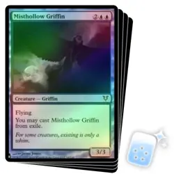 FOIL MISTHOLLOW GRIFFIN X4 Mystery Booster/the List Magic MTG MINT CARD - Image 1