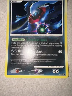 Darkrai #DP52 Diamond and Pearl Promos Pokemon Holo Card Light Play - Image 4