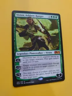 Vivien, Arkbow Ranger. Mythic Core Set 2020. M20. MTG Card. - Image 3