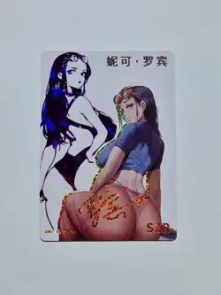 Card Nico Robin One Piece Goddess Story Girl Story Doujin Anime Waifu Card - Image 1