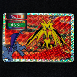 Pokemon Card Zapdos 145 Topsun Nintendo Japanese Prism F4340 - Image 2