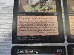 4x Dark Banishing - Mirage - NM/EX - English - OOP MTG - Image 2