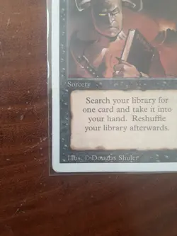 Demonic Tutor - Revised Edition MTG LP Lightly Played - Excellent - Image 5